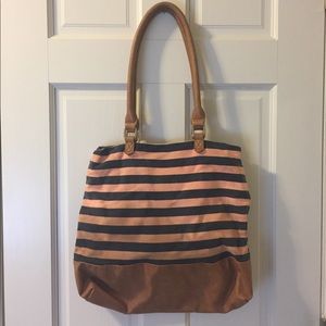 Merona striped shoulder bag